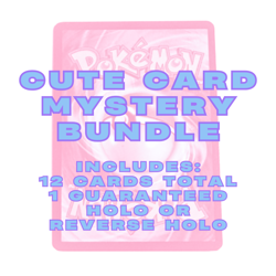 12 Card Pokemon Mystery Pack - Cute Theme + 1 Guaranteed Holo or Reverse Holo - Image 1