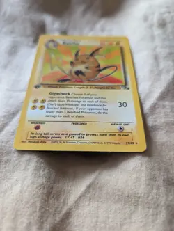 Pokemon Card TCG Raichu 29/62 1st Edition Fossil Non-Holo Rare - Image 2