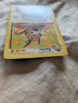 Pokemon Card TCG Raichu 29/62 1st Edition Fossil Non-Holo Rare - Image 3
