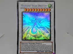 Majestic Star Dragon trading card monster heavy wear Yu-gi-oh foil ghost rare - Image 5