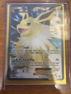 Pokemon TCG Jolteon EX 28a/83 Generations Full Art Holo Card NM - Image 1