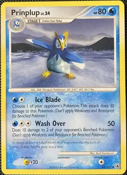 Prinplup 44/100 Majestic Dawn Regular - Pokemon Card - Image 1