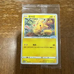 Pokemon S-Chinese Card Sun&Moon 066/S-P Pikachu Pokemon & VW ID.3 Limited Promo - Image 1