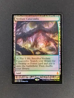 Verdant Catacombs MTG Magic The Gathering Zendikar Expeditions EXP 023/045 Foil - Image 1