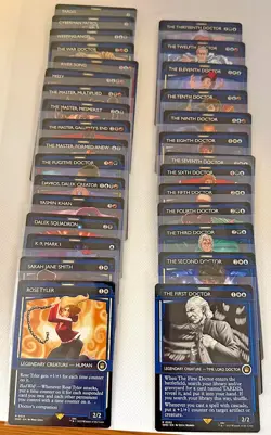 MTG Universes Beyond Doctor Who Showcase Complete Set 30 Total (NM) - Image 1