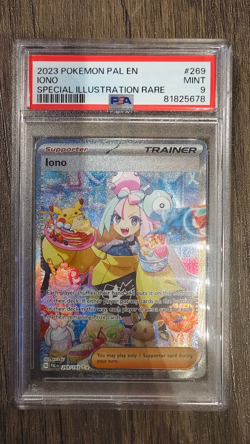 2023 POKEMON PAL EN-PALDEA EVOLVED SPECIAL ILLUSTRATION RARE #269 IONO PSA 9 - Image 1