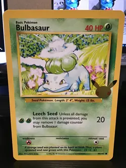 Bulbasaur 44/102 Common Pokemon Celebrations 25th Anniversary Jumbo - Image 1
