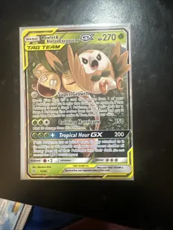 Rowlet & Alolan Exeggutor GX 1/236 Unified Minds Pokemon TCG NM Free Shipping - Image 1