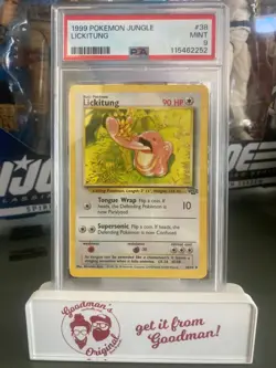 1999 Pokemon Jungle - LICKITUNG #38 - PSA 9, MINT - Image 1