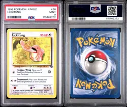 1999 Pokemon Jungle - LICKITUNG #38 - PSA 9, MINT - Image 3