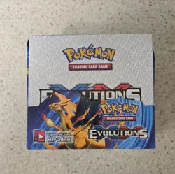 Pokemon Opened Booster Box with 36x Pokemon Evolutions Sealed Booster Packs XY - Image 1