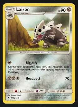 Lairon 124/214 Unbroken Bonds 2019 - Pokemon TCG - Image 1