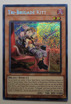 Yu-Gi-Oh Tri-Brigade Kitt 1st Ed Secret Rare MP22-EN006 - Image 1