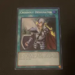 Yugioh! Crossout Designator RA02-EN063 Super Rare 1st Edition NM - Image 1