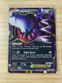 Pokemon Darkrai-EX TCG Promo Card Black White BW46 Holo LP - Image 1