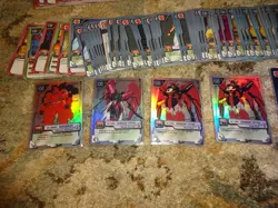 Gundam M.S. War Trading Card Game Lot Of 600+ Cards Plus 9 Holos Great Shape - Image 2