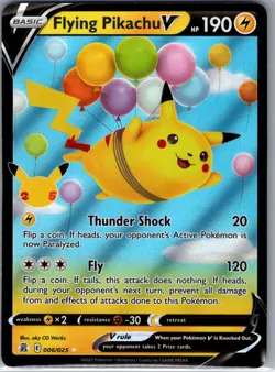 Flying Pikachu V 006/025 Celebrations - Pokemon Card - NM - Image 1
