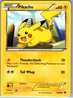 Pikachu 39/99 Non Holo Next Destinies - Pokemon Card - NM - Image 1