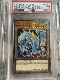 Yu-Gi-Oh! TCG Graded Card Lot Blue Eyes White Dragon QCSR, Dark Magician + More - Image 5