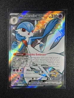 Gardevoir Pokemon TCG EX Shiny Ultra Rare Card 217/091 Sv: Paldean Fates - Image 1
