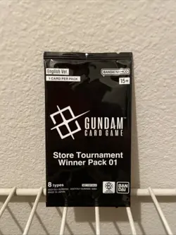 Gundam Card Game TCG Store Tournament Winner Pack 1 English Sealed - Image 1