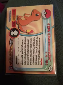 Pokemon Card - Charmander #04 - Topps Chrome - Image 2
