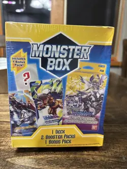 2023 Digimon Card Game Monster Box Starter Deck & 2 Booster Packs 1 Bonus Pack - Image 3