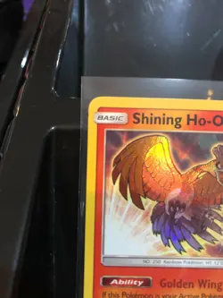 Pokemon SHINING Ho-Oh Ultra Rare Black Star Promo Card TCG SM70 Near Mint Rare - Image 3