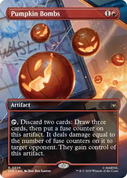 Foil - Pumpkin Bombs (Borderless) - 26 / NM / English - Image 1