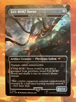 MTG FAS-BOR7 Horus - Blightsteel Colossus SLD: Horizon: Into the Forbidden West! - Image 1