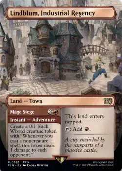 Lindblum, Industrial Regency EXTENDED ART Final Fantasy Magic MTG NM - Image 1
