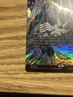 Reanimate (Borderless) SPM Marvel Universe Eternal-Legal Foil Near Mint MTG - Image 5