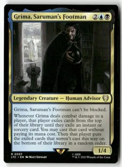 #57 - Grima, Saruman's Footman - Rare,BBX1M1R - Image 1