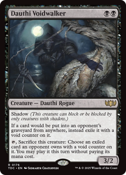 Dauthi Voidwalker - 176 - Tarkir: Dragonstorm Commander- Near Mint - MTG - Image 1