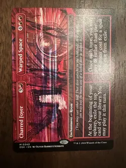 Charred Foyer / Warped Space : MTG *Showcase* DSK #0340 / NM - Image 1