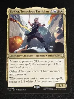 MTG Avatar: The Last Airbender Sokka, Tenacious Tactician 0242 NM Rare - Image 1