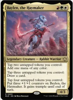 Baylen, the Haymaker (Foil, #205, NM) Bloomburrow (BLB), MTG - Image 1