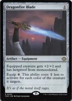 Dragonfire Blade R Tarkir: Dragonstorm 240 - LP MTG - Image 1