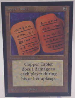 Copper Tablet 1993 Collector's Edition Artifact Magic: the Gathering (CE) - Image 1