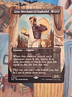 1x Gray Merchant of Asphodel, 0007, Non-Foil, Secret Lair Encyclopedia, MTG NM - Image 1