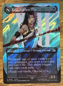 MTG Final Fantasy, Fang, Fearless I'Cie - Borderless Surge Foil - Image 1
