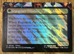 MTG Final Fantasy, Fang, Fearless I'Cie - Borderless Surge Foil - Image 2