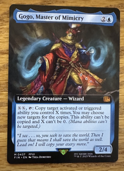 MTG Final Fantasy, Gogo, Master of Mimicry - Borderless - Image 1