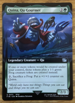 MTG Final Fantasy, Quina, Qu Gourmet - Borderless - Image 1