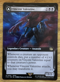 MTG Final Fantasy, Vincent Valentine / Galian Beast 0454 - Borderless - Image 1