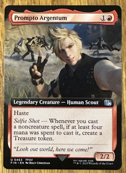 MTG Final Fantasy, Prompto Argentum 0463 - Extended Art - Image 1