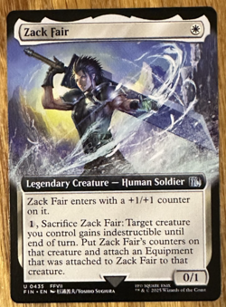 MTG Final Fantasy, Zack Fair - Extended Art - Image 1