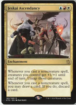 Jeskai Ascendancy 180 Rare Khans of Tarkir NM MTG - Image 1