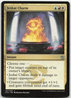 Jeskai Charm 181 Uncommon Khans of Tarkir NM MTG - Image 1