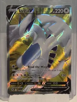 Pokemon Lugia V 185/195 - Silver Tempest - Sword & Shield - Holo Ultra Rare (NM) - Image 1